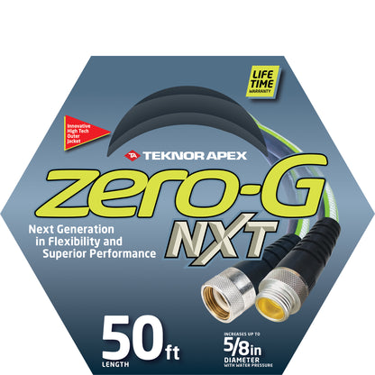 Premium 5/8" x 50' zero-G NXT Durable Kink Free Garden Hose - 5100-50